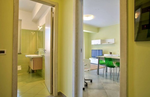 Capo d'Orlando Apartment | Pistacchio - 2-bedroom apartment with large lateral sea view terrace and pool in the garden