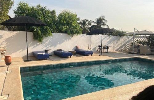 Ouoran Villa | Plage Blue Lagoon - Villa with Pool & Ocean Access