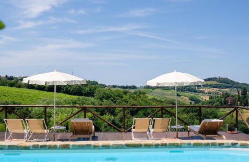Tavarnelle Val di Pesa Apartment | Podere Vergianoni con piscina e vista mozzafiato