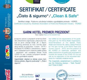 Sremski Karlovci Hotel | Premier Prezident Garni Hotel and Spa