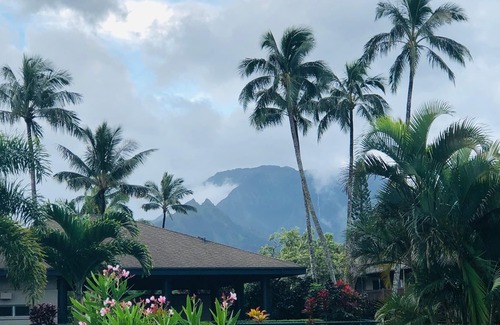 Kaiulani Apartment | Princeville Townhouse with Views, Large Pool, Walk to Beach, Near Hanalei!
