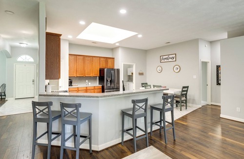 Cove House | Private Acreage, Pergola & Fire Pit: Baytown Home