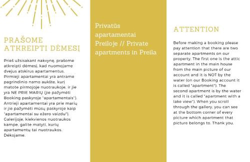 Preila Apartment | Private apartments in Preila