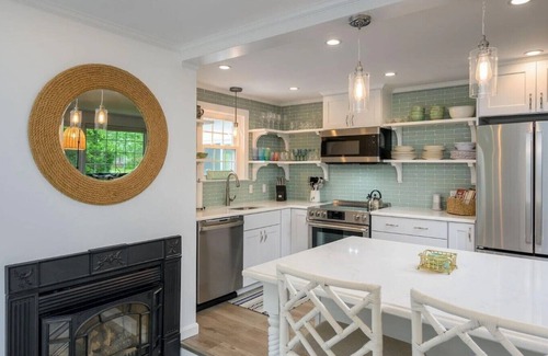 Eastham House | Private Dog-Friendly Home with Heated Pool & Guest Cottage at National Seashore