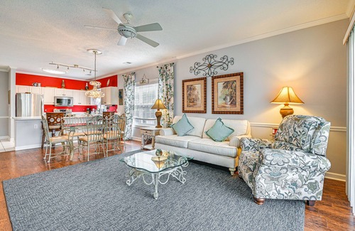 Socastee Condo | Private Patio + Resort Perks: Myrtle Beach Retreat