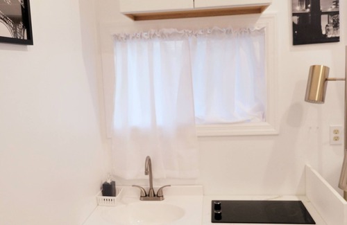 Watertown Apartment | Private, Quiet, Cozy Studio Guesthouse with 75" TV WiFi etc. In Watertown.