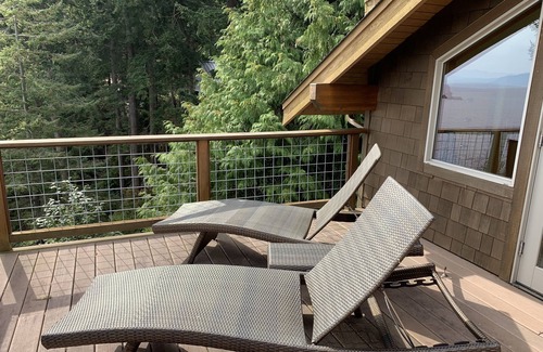 Lummi Island House | Private tranquil waterfront home - top deck hot tub and LI Estates Lake access.