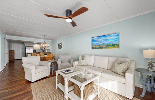 South Nags Head Condo | Pup-Friendly! Direct Oceanfront! Shorely Goodness: PierView 105 Oceanfront Condo