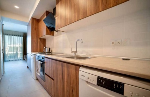 Bahceli Apartment | Pure relaxation: Apartment with pool & sea view