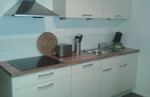 Aschach Apartment | Quiet, central New Apartment with Charm on the Ah with underground space