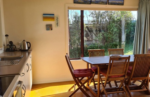 Pakawau Cottage | Quiet Pakawau beachfront bach - beautiful views of Golden Bay and Farewell Spit.