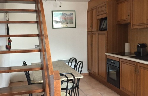 Bagneres-de-Luchon Apartment | Quiet T2 Bis in the center of Bagneres-de-Luchon with balcony and garage