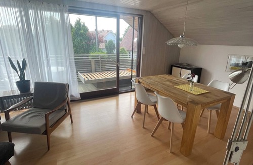 Langenargen Condo | Quietly located vacation apartment with balcony - 4km from Lake Constance
