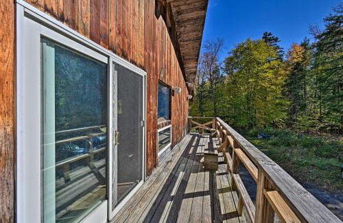 Stowe Area House | Remote Cabin with Fire Pit 3 Miles to Stowe Mtn!