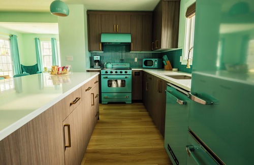 Fort Kent Mills House | Renovated Retro 3BR Getaway - Hot Tub & Trail Access