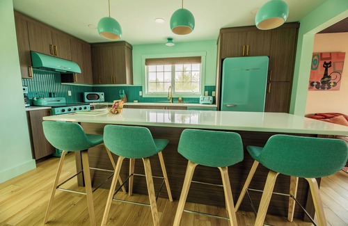 Fort Kent Mills House | Renovated Retro 3BR Getaway - Hot Tub & Trail Access