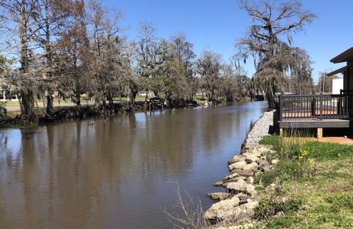 Pierre Part House | Right on the water! 3 Bedroom House, large deck, next to a kayak launch!