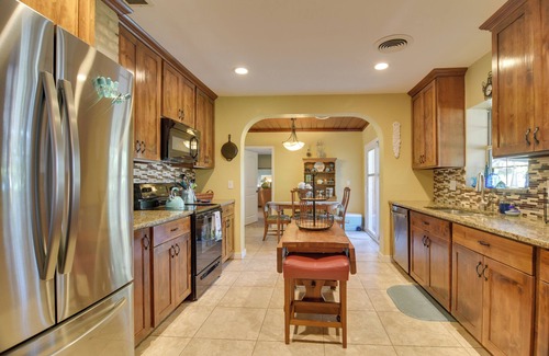 New Port Richey House | Riverfront Getaway w/Hot Tub & Game Room!