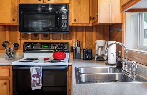 Vesta Cabin | Romantic Cabin Getaway - King Bed - Fast Wi-Fi - Pet-Friendly