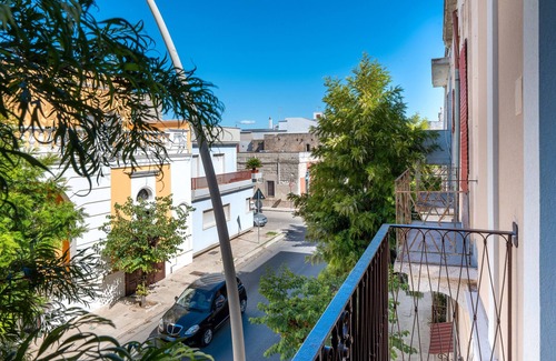 Pulsano Apartment | Room 'Primo Piano - Camera 1' with Private Garden, Wi-Fi and Air Conditioning