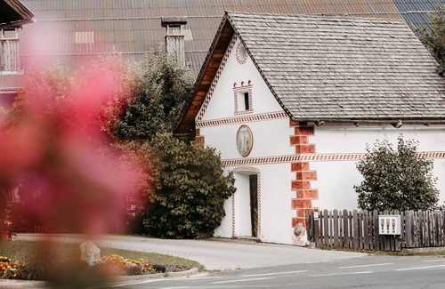 Sankt Andrae im Lungau Apartment | Room 'Seifterhof - Double Room' with Mountain View, Shared Terrace and Wi-Fi