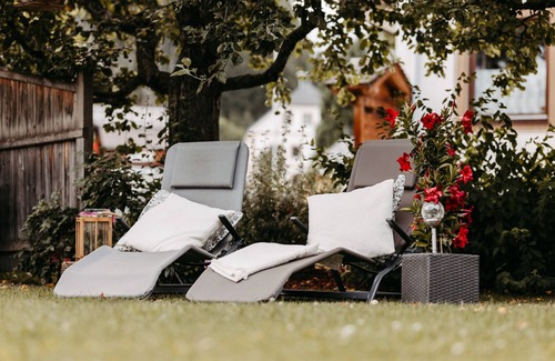 Sankt Andrae im Lungau Apartment | Room 'Seifterhof - Double Room' with Mountain View, Shared Terrace and Wi-Fi