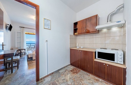 Benitses Apartment | Room 'Two Bedroom' with Private Terrace, Wi-Fi and Air Conditioning