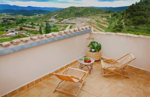 Fuentespalda Cottage | Rural apartment La Morada del Cura for 4 people (BLUE)