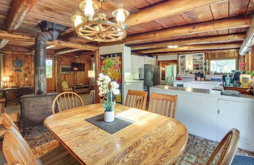 Bandon Cabin | Rustic Bandon Log Cabin on 5 Acres of Woodlands!