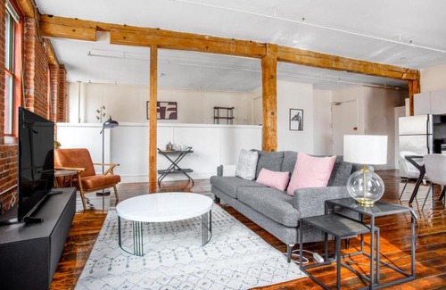 South End Apartment | S End Loft w Pool Art Gallery Steps to T BOS-356