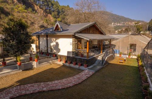 Bhimtal House | SaffronStays Kurmavana, Bhimtal - luxury cottage with pool and lawn - All clear roads