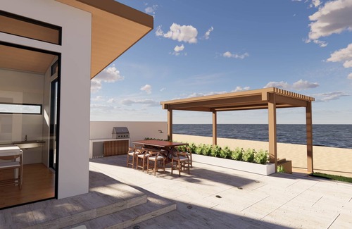 Farmer's Hill Villa | Sandcliffe Villa, 6,000sf - Close to Airport & Town w/enclosed poolside kitchen