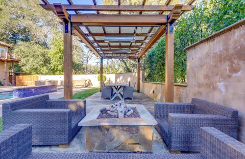 Scenic Brush Creek House | Santa Rosa Home with Private Pool and Tennis Court