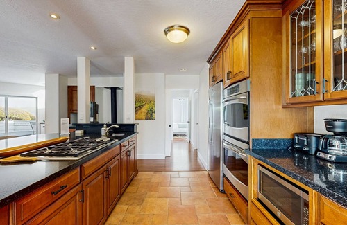 Bodega Bay House | Scenic Bodega Bay Retreat w/Ocean & Valley Views - Dog Friendly + Pvt. Hot Tub