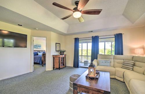 Sea Trail Apartment | Sea Trail Resort Villas Condo with Community Perks!