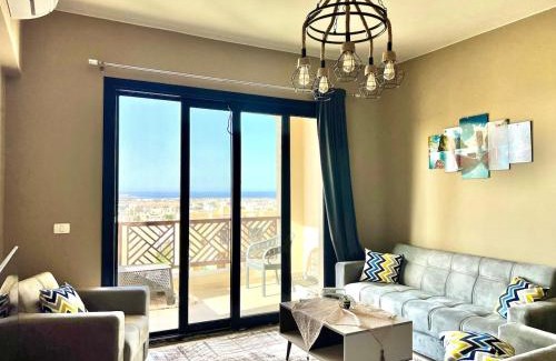 Makadi Bay Apartment | Sea View Serenity - Stylish 2BR Retreat