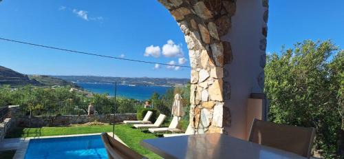 Katochori Villa | Sea view villa Stelios with Private pool Near the beach