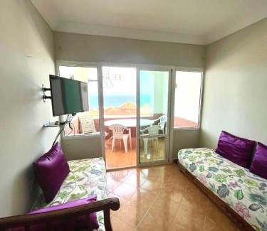 Oued Alian Apartment | Seafront Apartment, Mediterranean Charm, Gibralter View, Tangier - Oued Alien