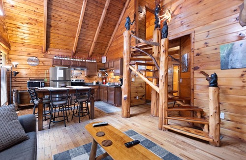 Rogers Cabin | Secluded, Cozy Cabin with Hot Tub in a heavily forested setting. Great Location.