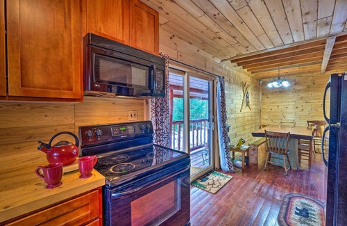 Johnsburg Cabin | Secluded Johnsburg Retreat w/Hot Tub & Fire Pit