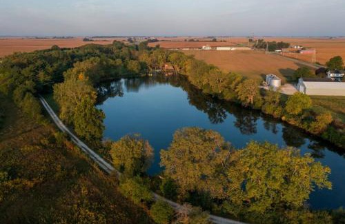 Penfield Ski Chalet | Secluded Waterfront A-Frame Cabin w/Pvt Lake