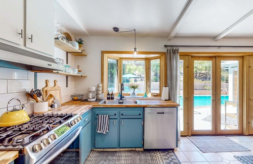 San Carlos House | Serene, dog-friendly home with private pool, covered patios, sunroom & AC