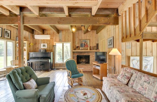 Falls Village House | Serene Salisbury Rental Home on 26 Acres with Deck!