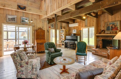Falls Village House | Serene Salisbury Rental Home on 26 Acres with Deck!