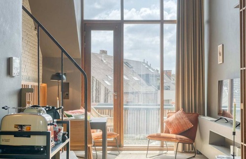 Ghent Apartment | Serene Studio Oasis with Balcony in Ghent