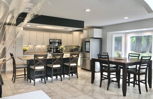 Forest Lake House | Serene Views, Blocks from the Lake and Launch Game Room AND Theater