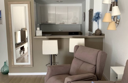 San Antonio Bay Apartment | Ses Fontanelles apartments with frontal views of the sea and the sunset