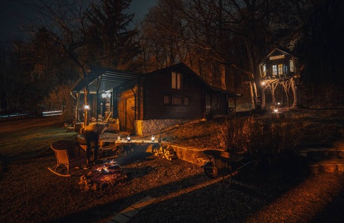 Sevry House | Set in a full green environment with large garden, treehouse and 70a of woodland