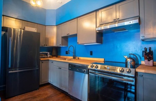 Mystic Apartment | "Shepherdess": Mystic Blue Salon With River View