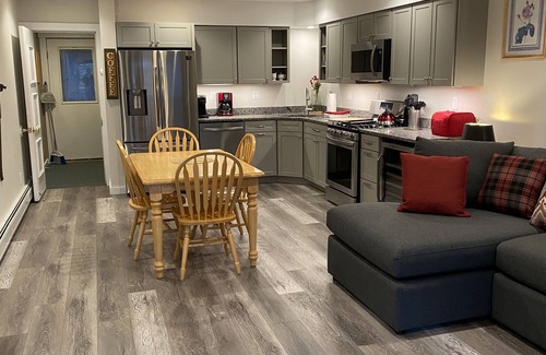 East Burke Condo | Ski In Ski Out Spacious Family Condo Steps From Lift and Base Lodge